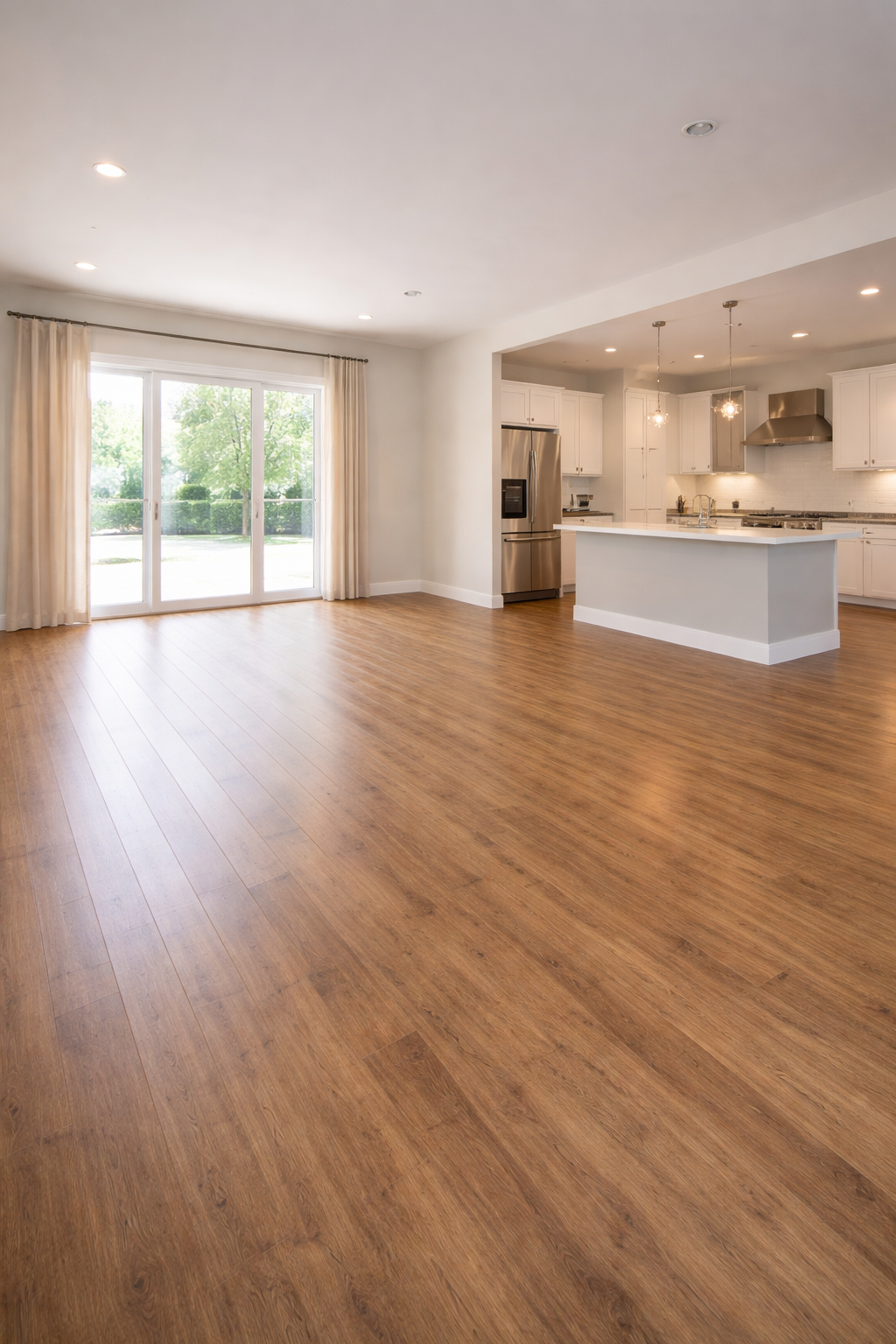 Clean empty home ready for move-in — professionally cleaned